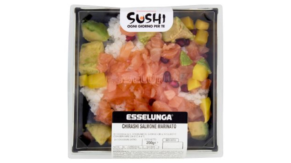 Esselunga Sushi Chirashi salmone marinato 200 g