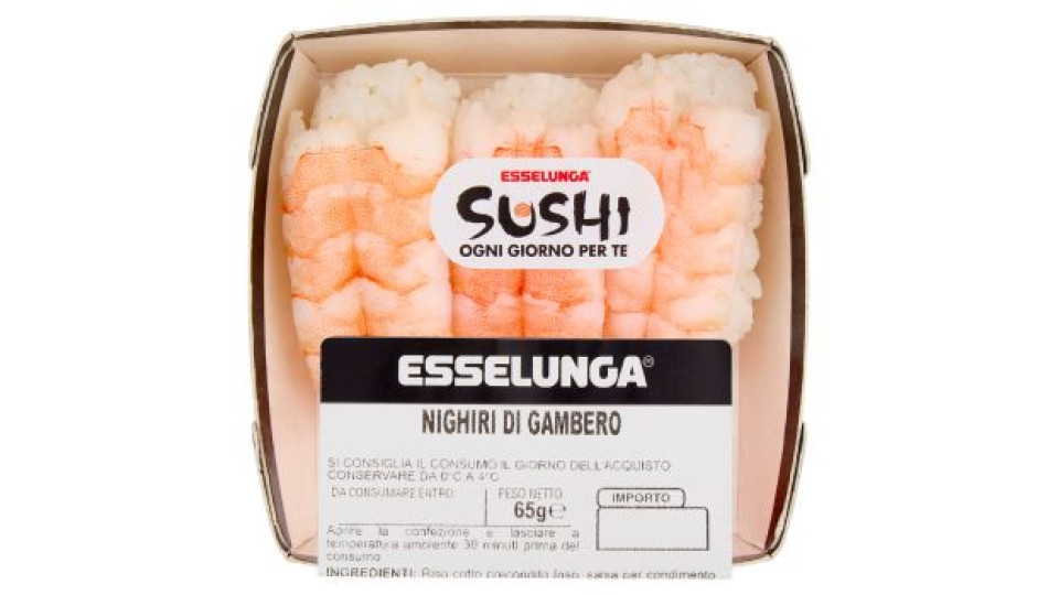 Esselunga Sushi Nighiri di gambero 65 g