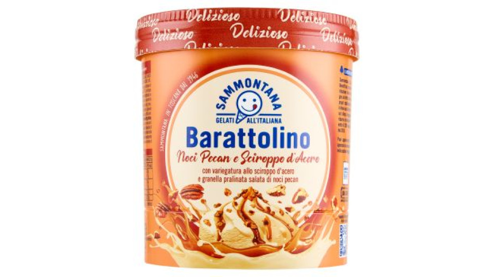 Sammontana Barattolino Delizioso Noci Pecan e Sciroppo d'Acero 500 g