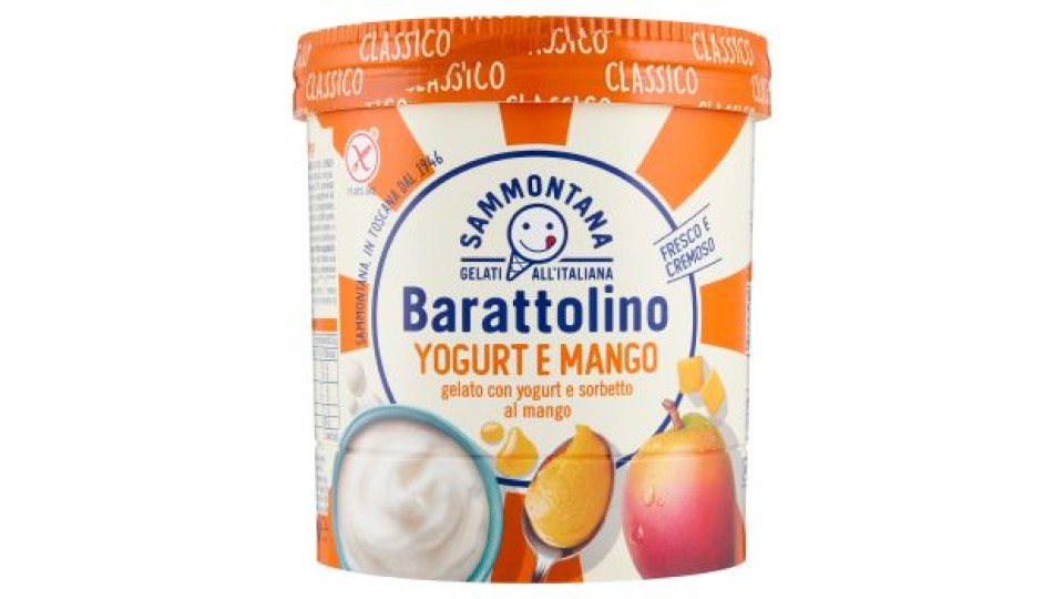 Sammontana Barattolino Classico Yogurt e Mango 500 g