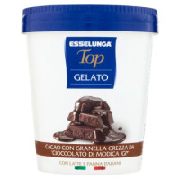 Esselunga Top Gelato cacao con granella grezza da "cioccolato di Modica IGP" 320 g