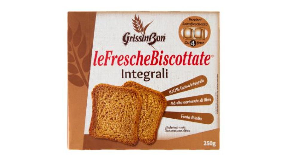 GrissinBon leFrescheBiscottate Integrali Bio 250 g