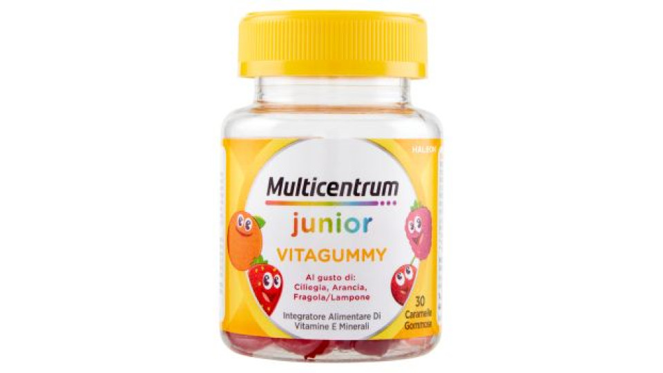 Multicentrum Vitagummy Integratore Vitamine e Minerali Bambini 3+ 30 Caramelle Gommose 54 g