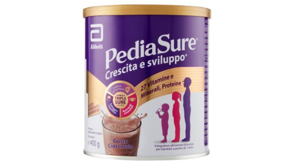 PediaSure Crescita e Sviluppo* Gusto Cioccolato 400 g