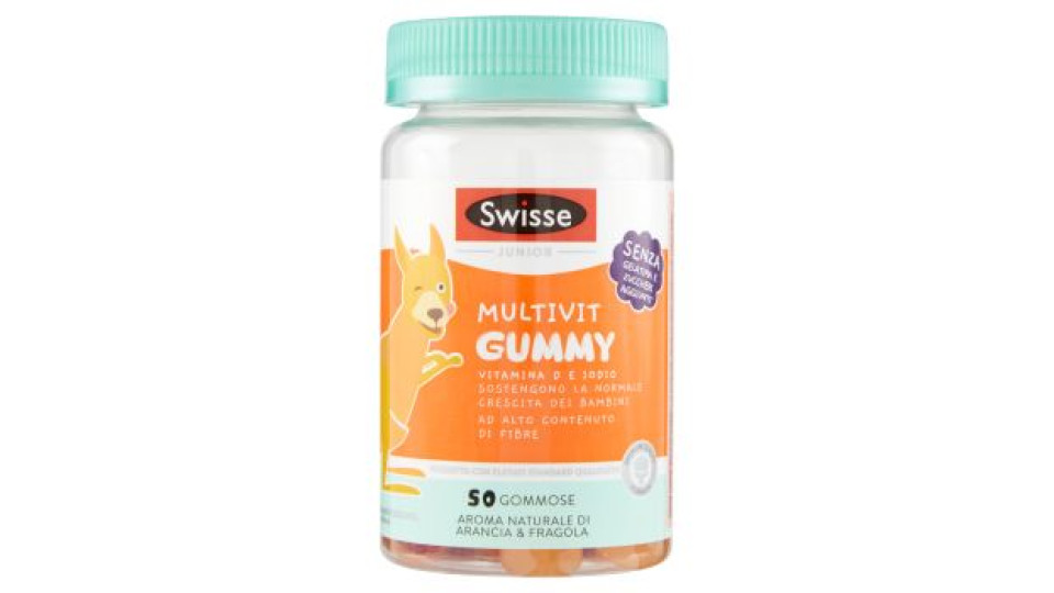Swisse Junior Multivit Gummy Gommose 50 x 3 g