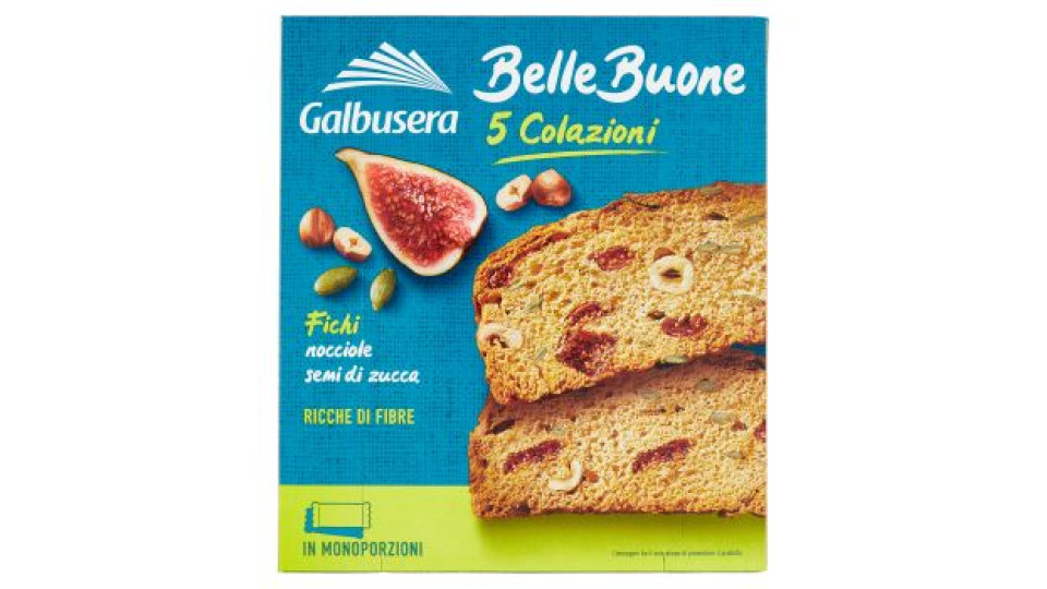 Galbusera, BelleBuone fette spesse con fichi nocciole e semi di zucca