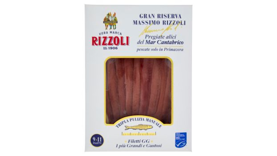 Rizzoli Gran Riserva Massimo Rizzoli Pregiate alici del Mar Cantabrico 60 g