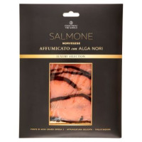 Food From The World Salmone Norvegese Affumicato con Alga Nori Taglio Sashimi 80 g