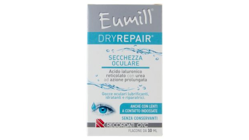 Eumill Dryrepair Secchezza Oculare Gocce oculari lubrificanti, idratanti e riparatrici 10 ml