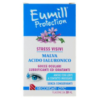 Eumill Protection Stress Visivi Gocce Oculari Lubrificanti ed Idratanti 10 ml