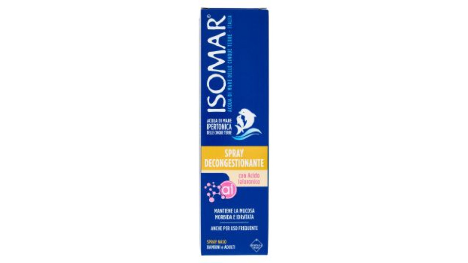 Isomar Spray Decongestionante con Acido Ialuronico 100 ml