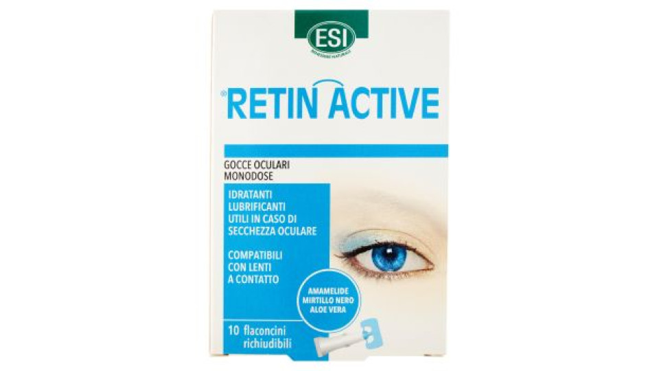ESI Retin Active Gocce Oculari Monodose flaconcini richiudibili 10 x 0,5 ml