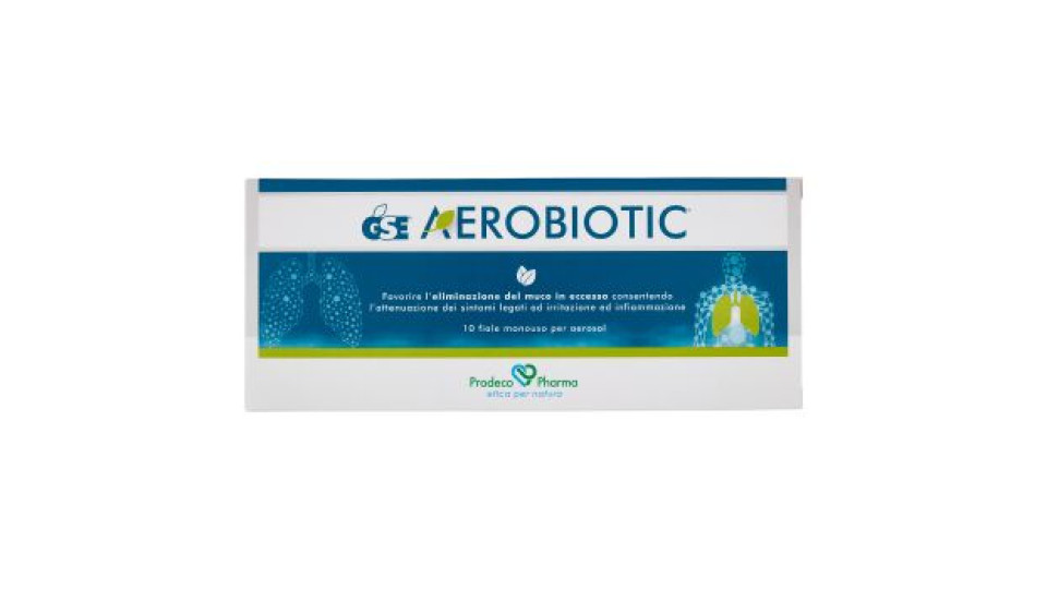 GSE Aerobiotic fiale monouso per aerosol 10 pz
