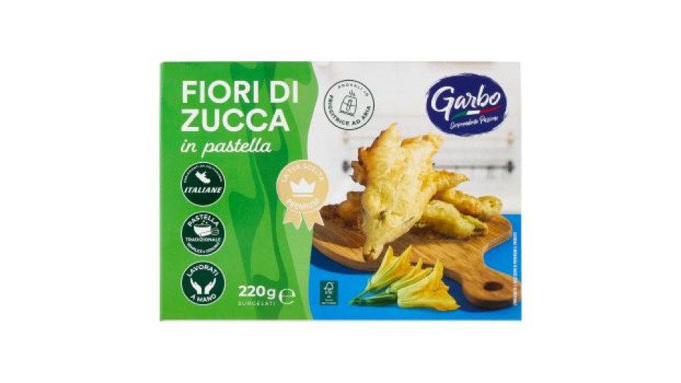 Garbo Fiori di Zucca in pastella Surgelati 220 g