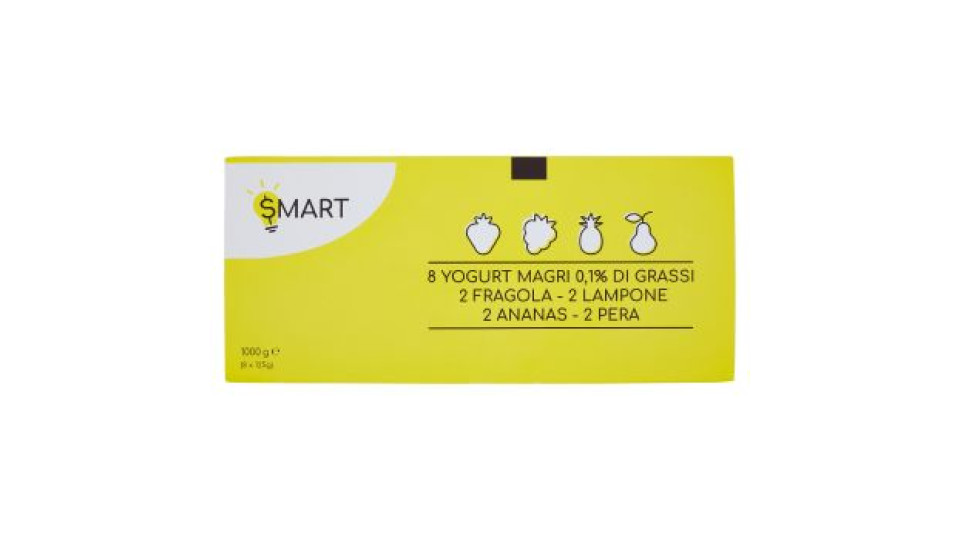 Smart 8 Yogurt magri 0,1% di grassi 8 x 125 g