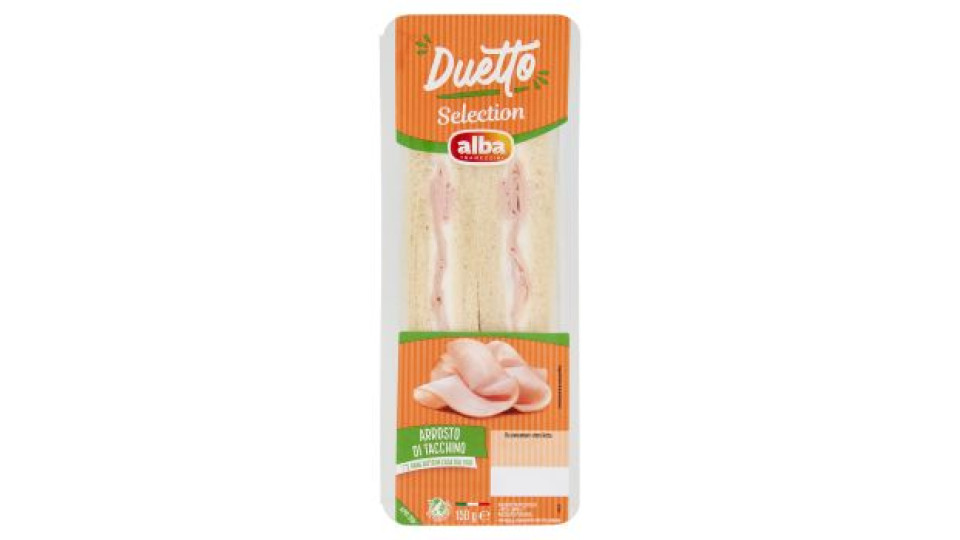 alba Tramezzini Duetto Selection Arrosto di Tacchino 150 g