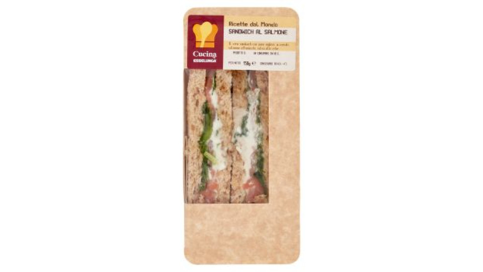 Cucina Esselunga Sandwich al salmone 150 g