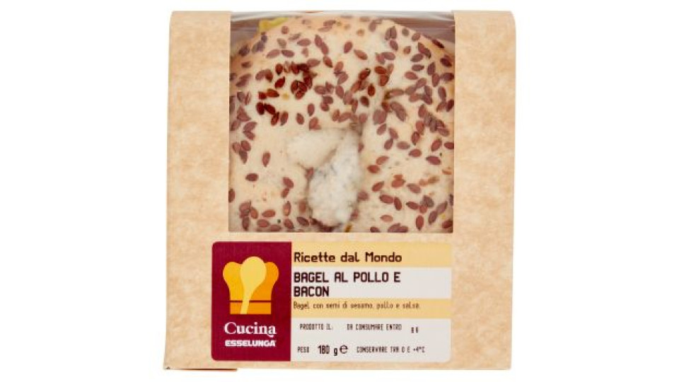 Cucina Esselunga Bagel al pollo e bacon 180 g