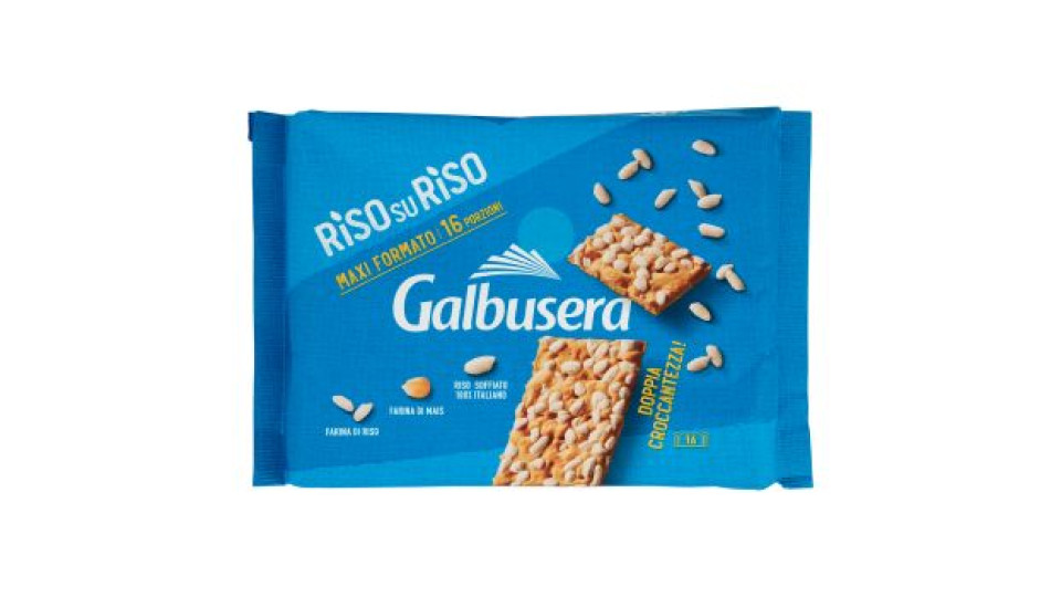 Galbusera RisosuRiso Doppia Croccantezza! 16 x 31,7 g