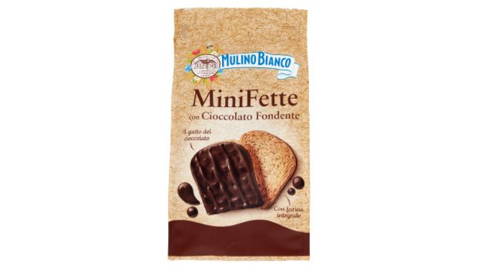Mulino Bianco, Mini Fette con cioccolato fondente