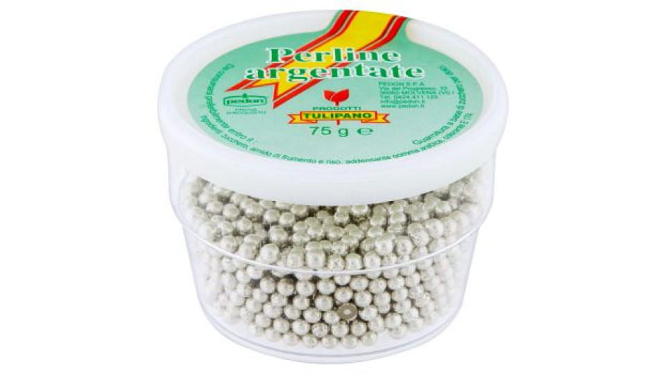 tulipano perline argentate 75 g