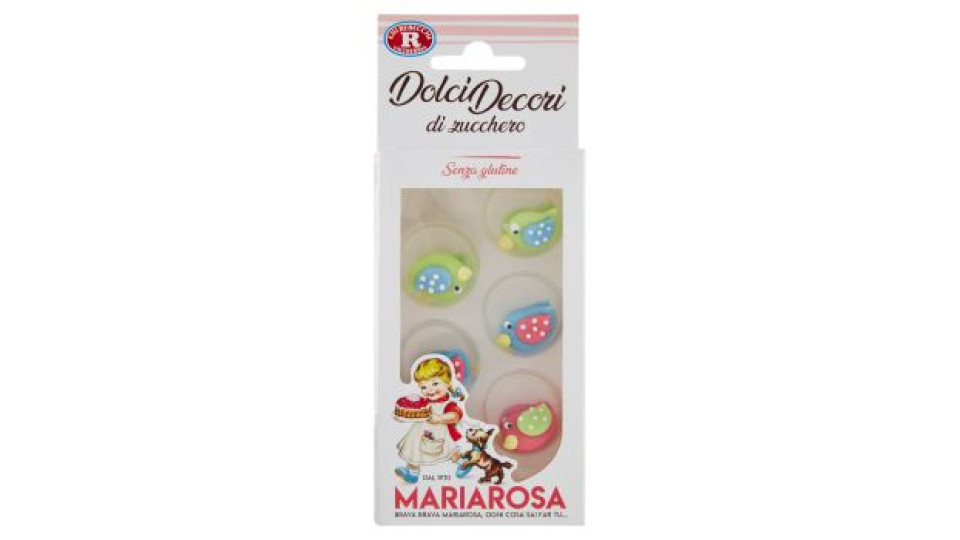 Mariarosa Dolci Decori di zucchero 12 Decori 10 g