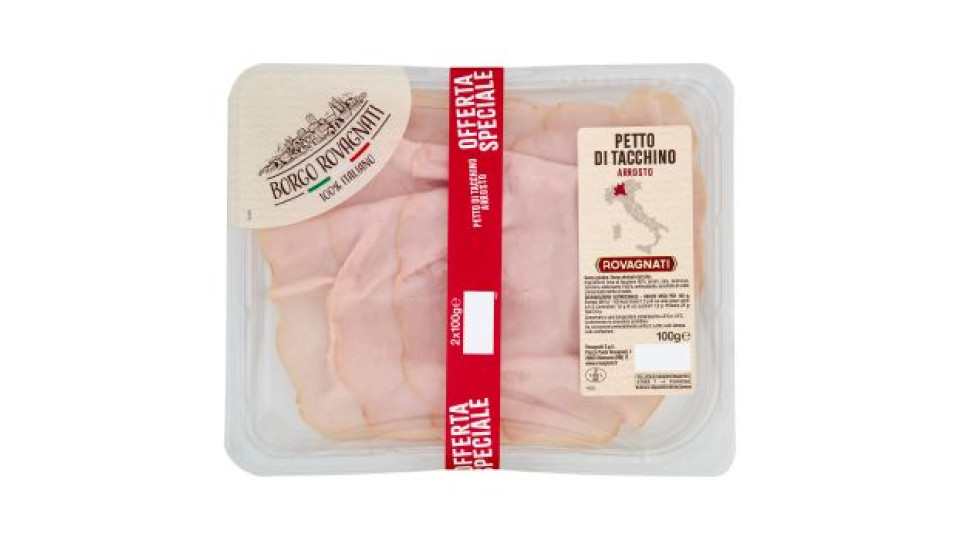 Borgo Rovagnati Petto di Tacchino Arrosto 2 x 100 g