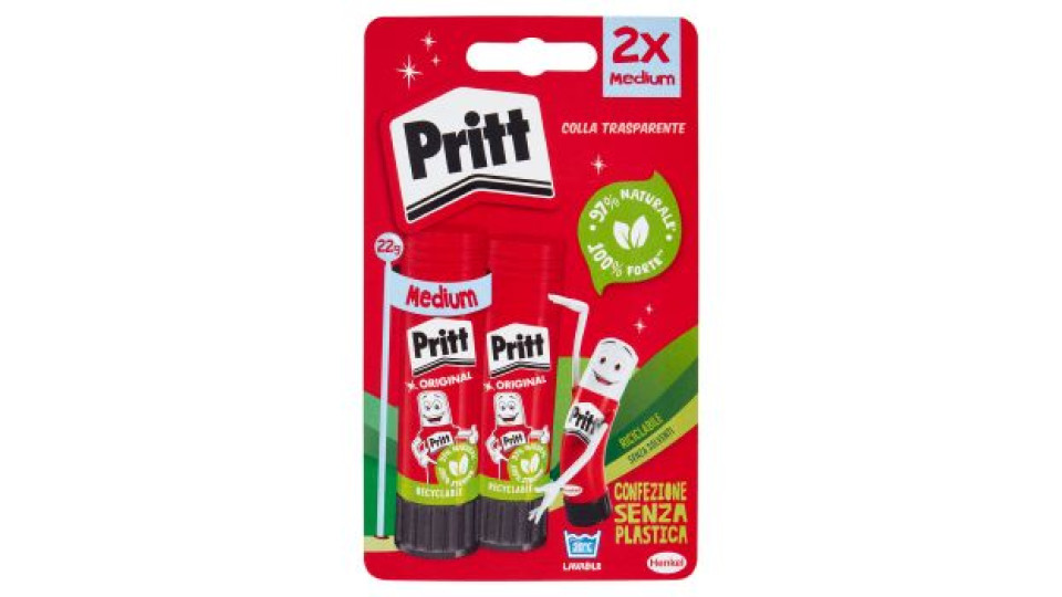 PRITT colla Stick Medium 2 x 22 g