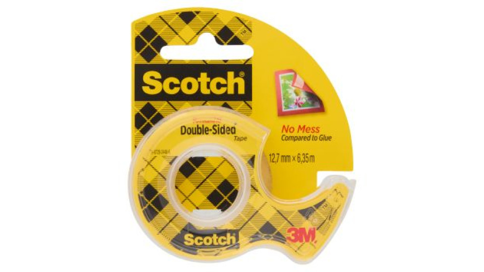 Scotch® Nastro biadesivo trasparente 12,7mm x 6,35mm