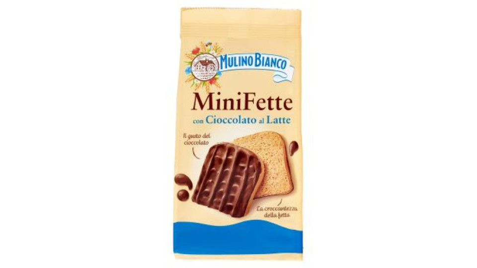 Mulino Bianco Mini Fette con Cioccolato al Latte, per una Colazione Ricca di Gusto