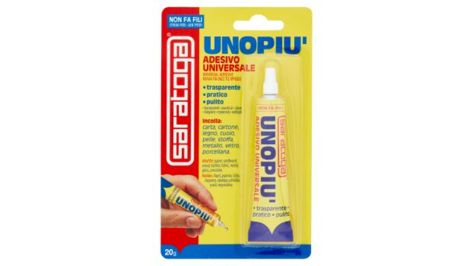 Saratoga Unopiù Adesivo Universale 20 g