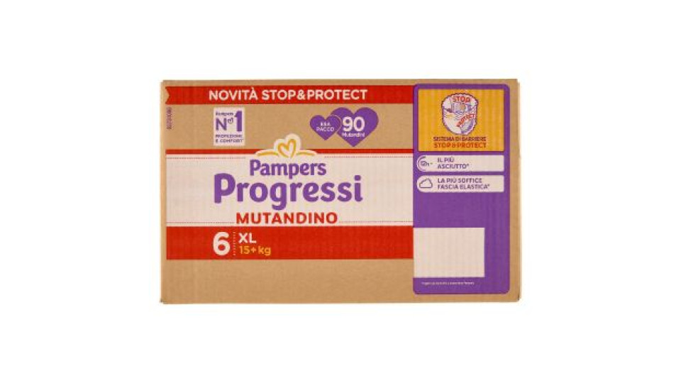 Pampers Progressi Mutandino XL 90 pz