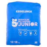 Esselunga Pannolini mutandina 5 junior 12-18 kg 20 pz