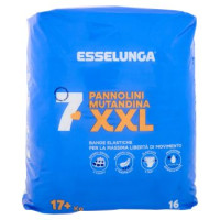 Esselunga Pannolini mutandina 7 XXL 17+ kg 16 pz