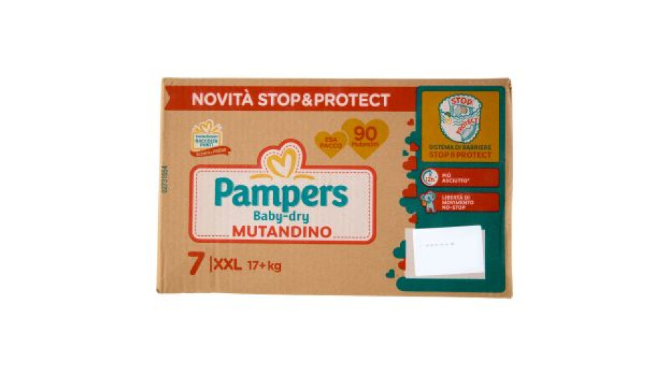 Pampers Baby-dry Mutandino XXL 90 pz