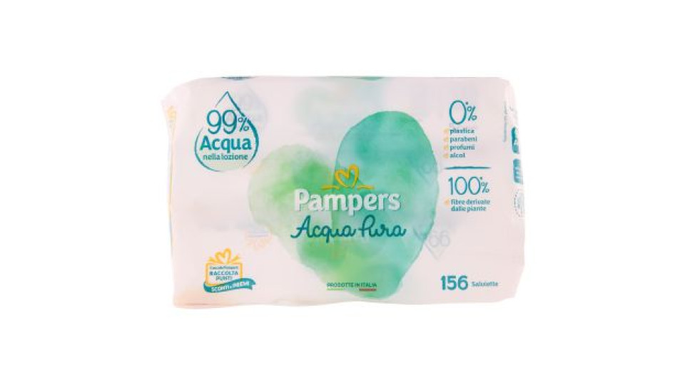 Pampers Acqua Pura Salviette 156 pz