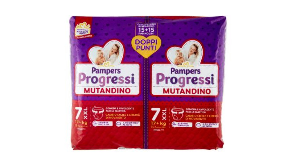 Pampers Progressi Mutandino XXL