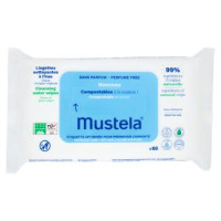 Mustela Cleansing water wipes 60 pz