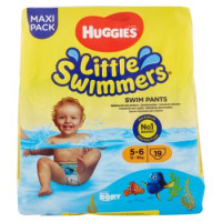 Huggies Little Swimmers Pannolino Costumino 5-6 12-18kg 19 pz
