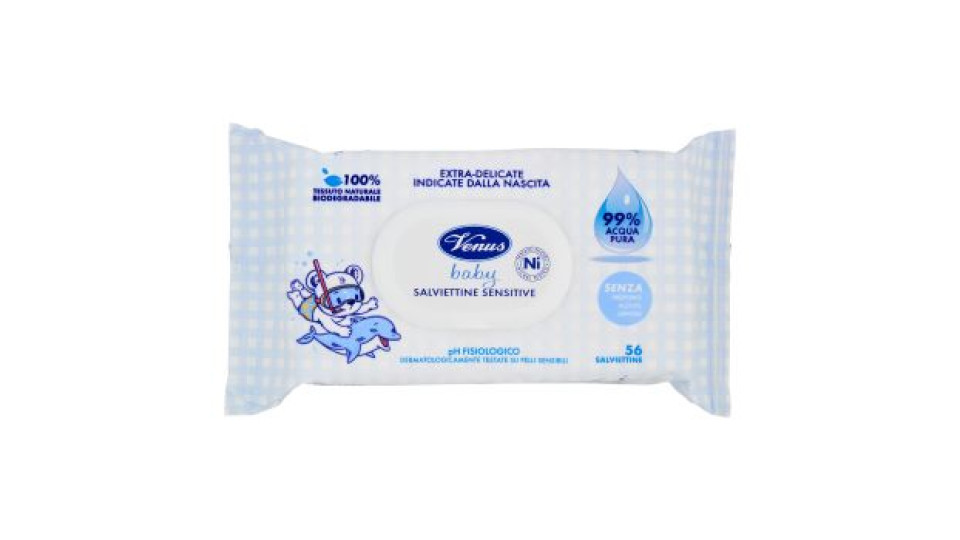 Venus Baby Salviettine Sensitive 56 pz