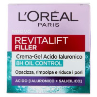 L'Oréal Paris Revitalift Filler Crema-Gel Acido Ialuronico 8H Oil Control 50 ml