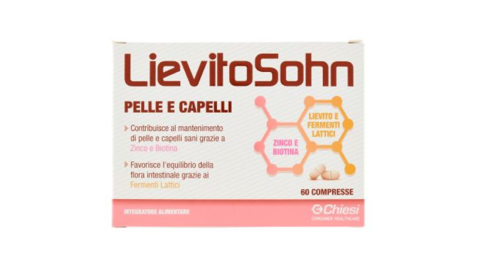 LievitoSohn Pelle e Capelli 60 Compresse 52,2 g