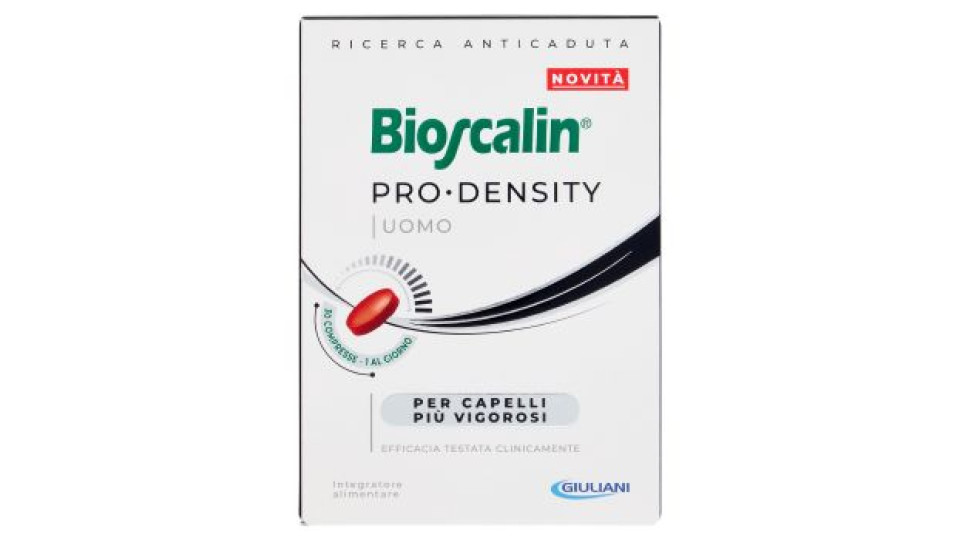 Bioscalin Pro Density Uomo per Capelli Più Vigorosi Integratore alimentare 30 Compresse 25 g