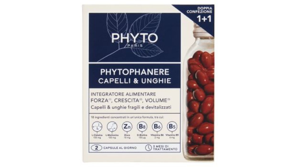 Phyto Paris Phyto Phanere Capelli & Unghie 2 x 50,7 g