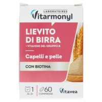 Laboratoires Vitarmonyl Lievito di Birra + Vitamine del Gruppo B Capelli e pelle 60 Compresse 39 g