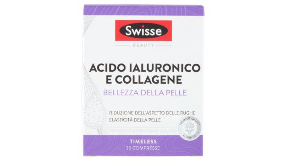 Swisse Beauty Acido Ialuronico e Collagene Compresse 30 x 1415 mg