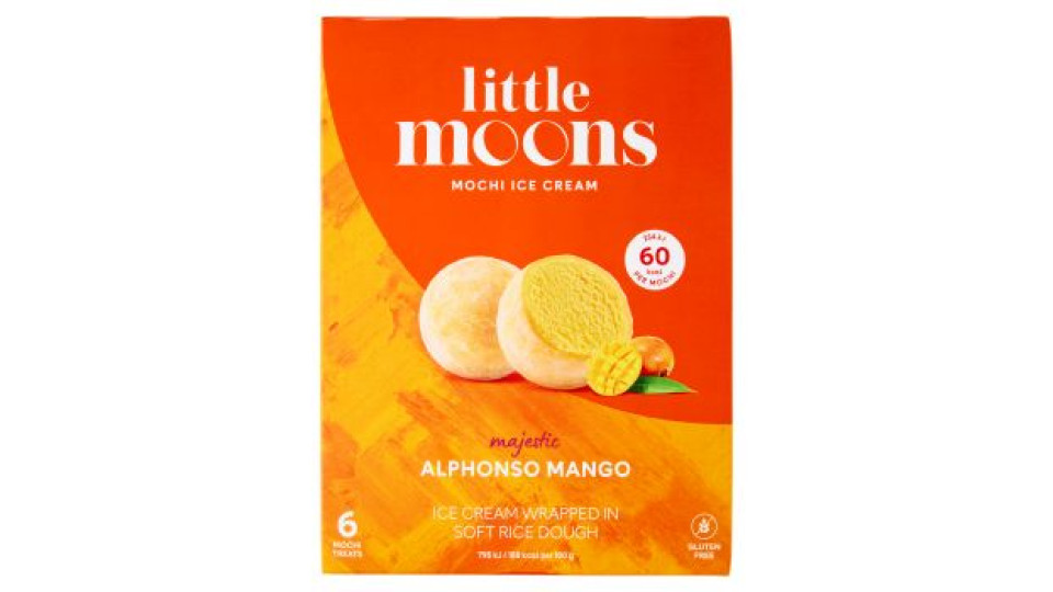 little moons Mochi Ice Cream majestic Alphonso Mango 6 x 32 g