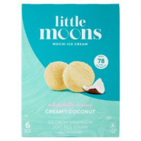 little moons Mochi Ice Cream delightfully dreamy Creamy Coconut 6 x 32 g