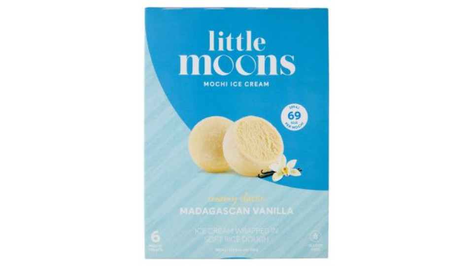 little moons Mochi Ice Cream creamy classic Madagascan Vanilla 6 x 32 g