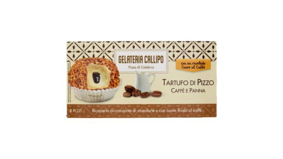 Gelateria Callipo Tartufo di Pizzo Caffè e Panna 2 x 95 g